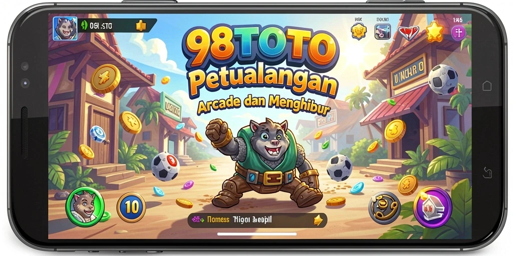 Tangkapan layar gameplay <strong>98TOTO</strong> yang menampilkan aksinya yang seru dan colorful.