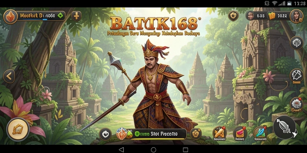 Tampilan gameplay <strong>BATIK168</strong> yang menarik dan penuh warna.