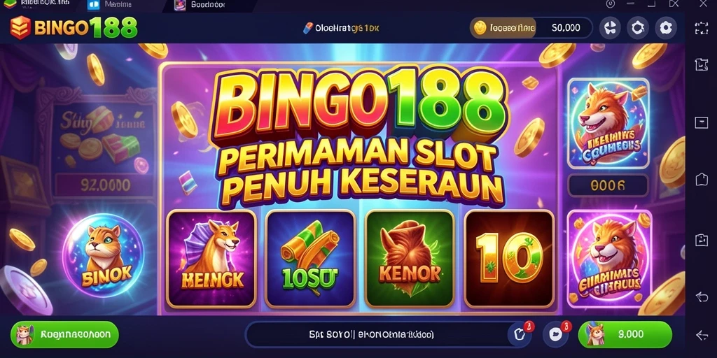 Screenshot gameplay BINGO188 menampilkan keseruan bermain Slot.