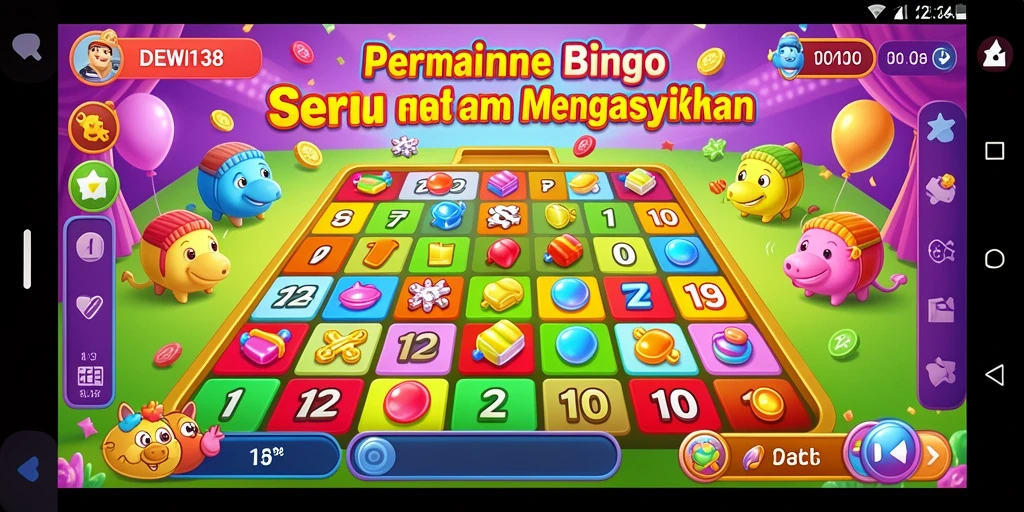 Tampilan menarik dari gameplay Bingo di DEWI138.