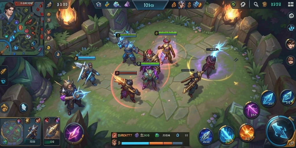 Gameplay DUREN777 yang intens dan menegangkan di arena tempur.