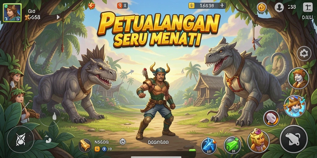 Screenshot utama G668 menampilkan gameplay petualangan yang mendebarkan.