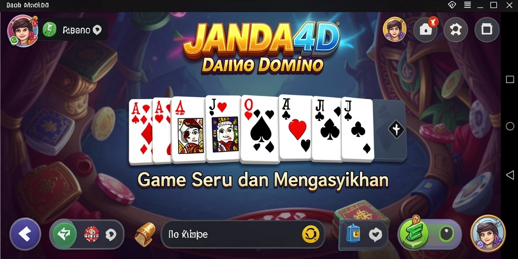 Tampilan gameplay seru dari JANDA4D saat dimainkan.