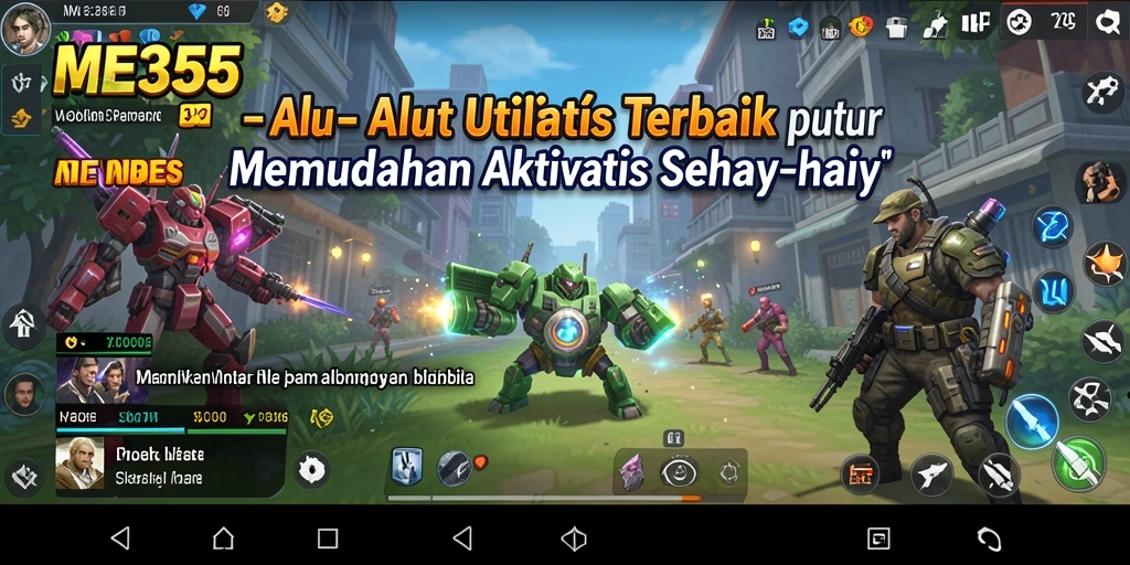 Tampilan antarmuka intuitif dari ME355 untuk semua fitur utilitas.