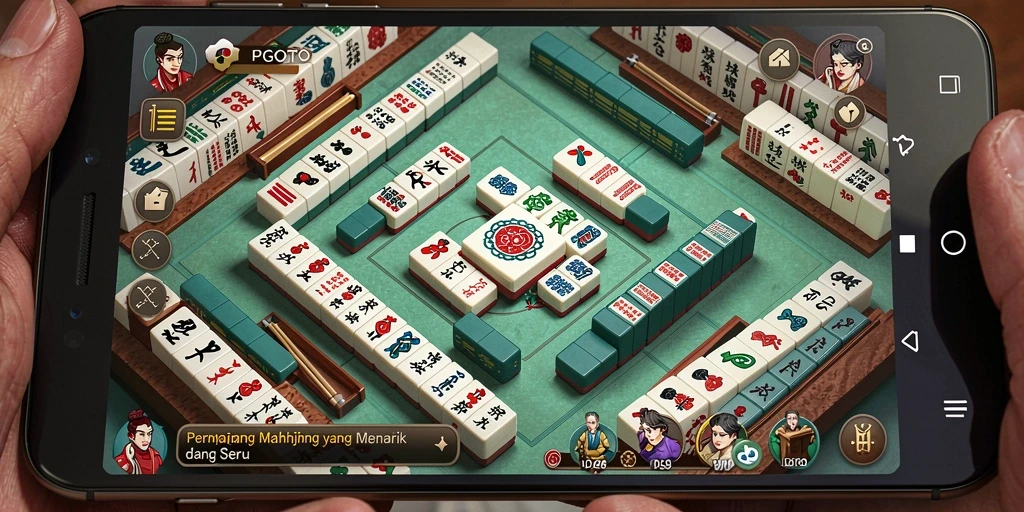 Tampilan gameplay seru PGTOTO dengan mahjong yang menantang.