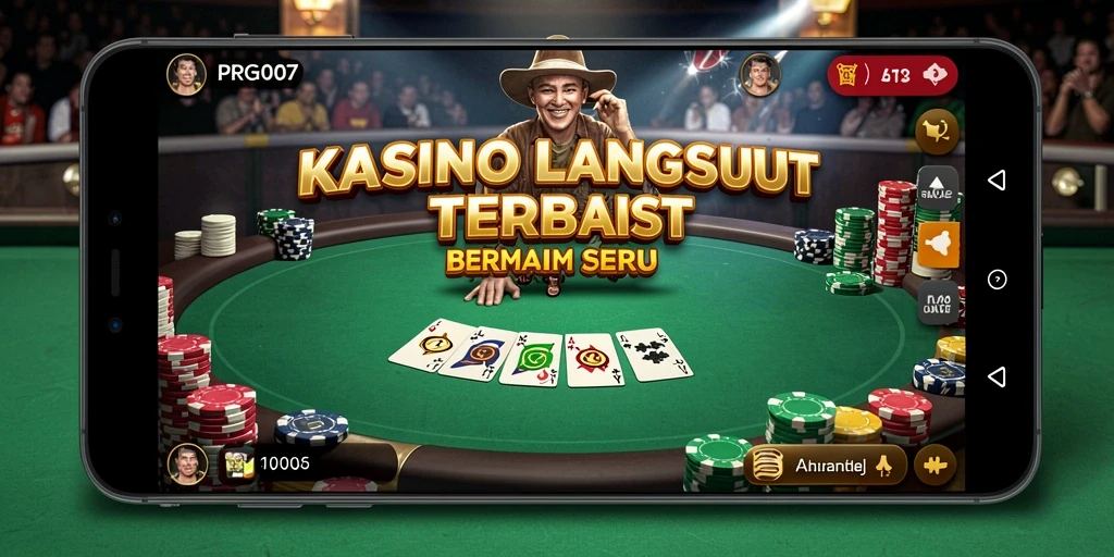 Tampilan menarik dari gameplay Live Casino PRG007 dengan dealer profesional.