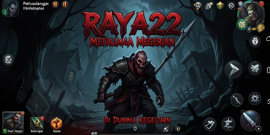 Tampak gameplay RAYA22 yang menciptakan suasana menakutkan dan ketegangan.
