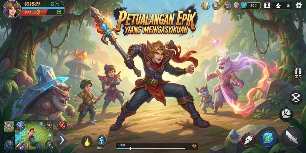 Gameplay menakjubkan dengan grafik ciamik di RI889.