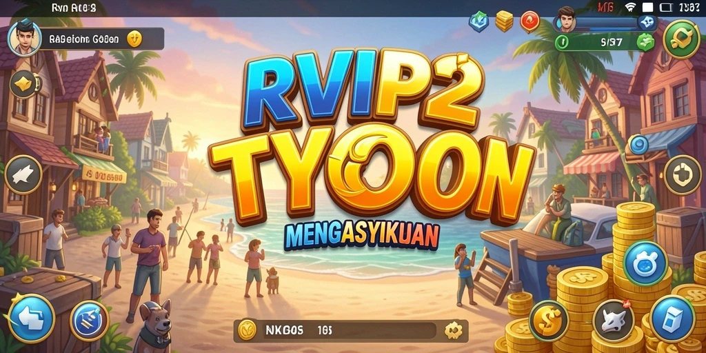 Tampilan gameplay yang menawan dan strategis dalam RVIP2.