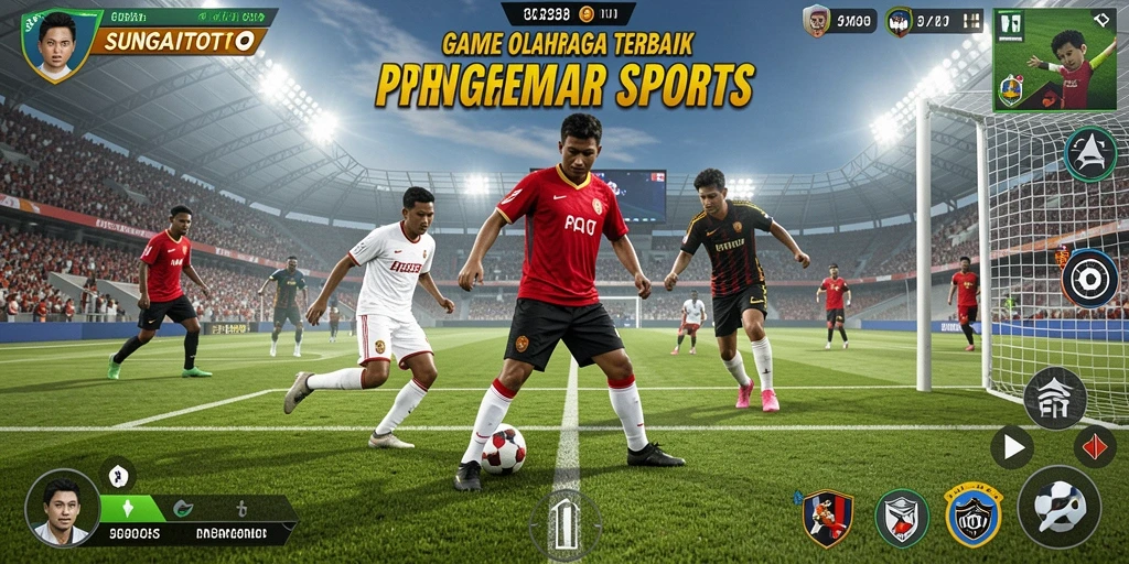 Tampilan gameplay seru dari SUNGAITOTO yang menampilkan berbagai olahraga.