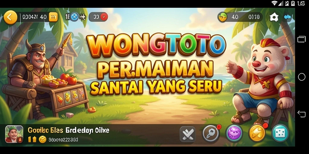 Screenshot dari gameplay WONGTOTO yang mengasyikkan dan penuh warna.