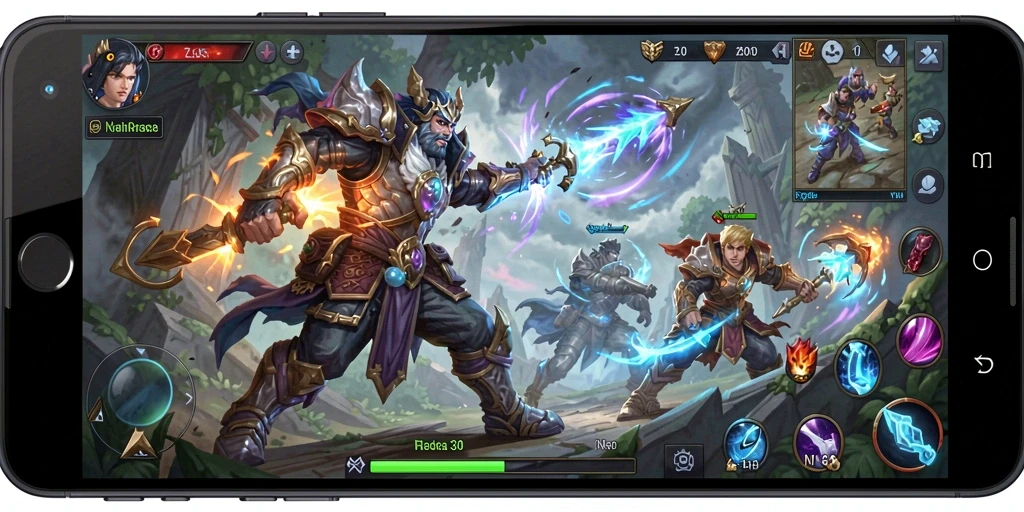 Tampilan gameplay ZK7 dengan strategi mendebarkan.
